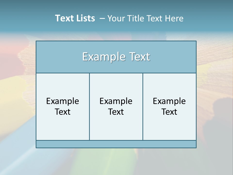 Education Colorful Tools PowerPoint Template