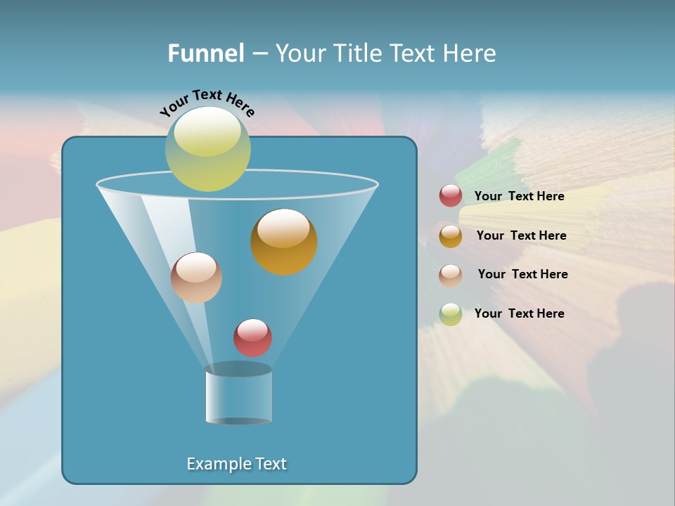 Education Colorful Tools PowerPoint Template