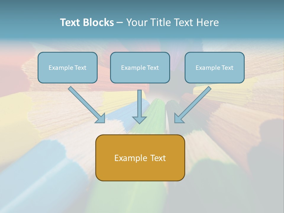 Education Colorful Tools PowerPoint Template