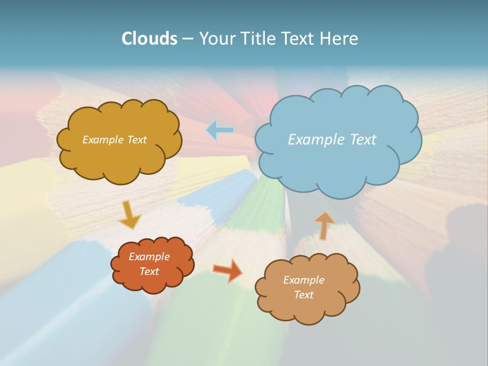 Education Colorful Tools PowerPoint Template