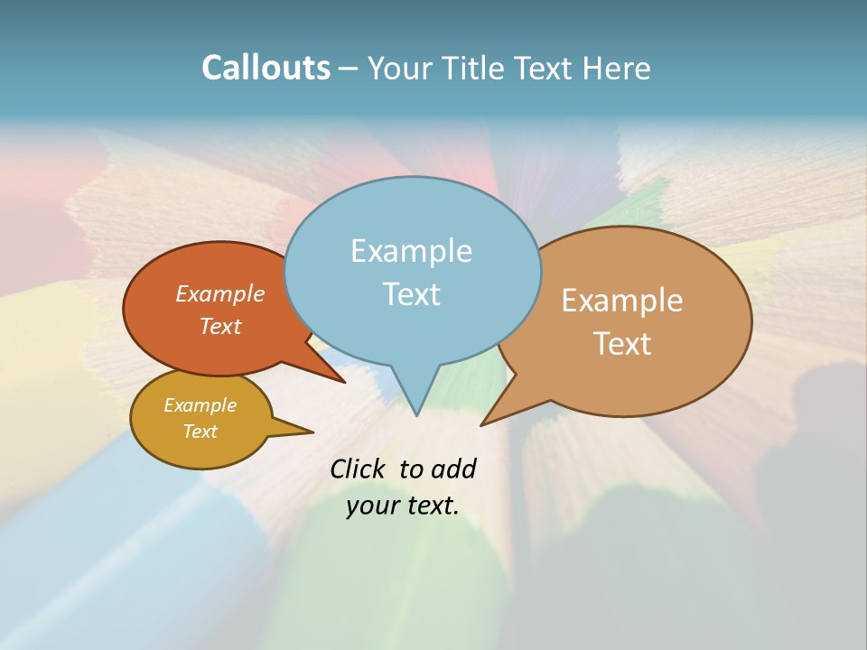 Education Colorful Tools PowerPoint Template