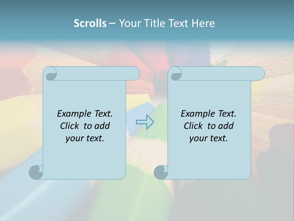 Education Colorful Tools PowerPoint Template