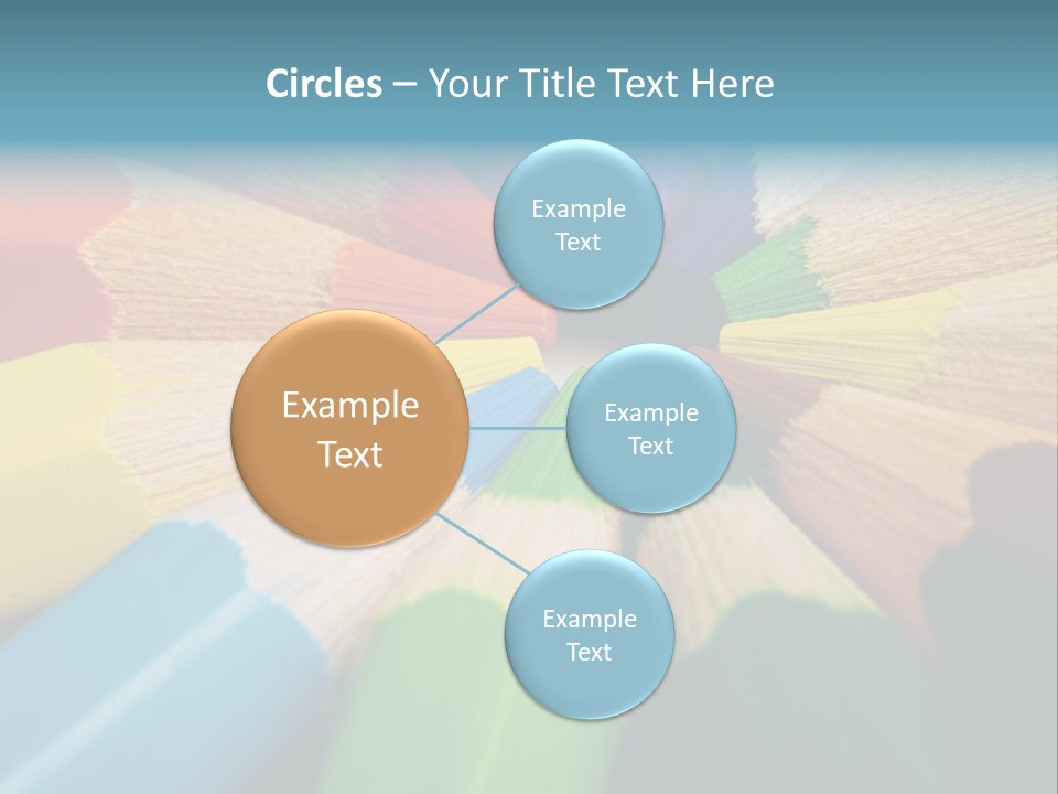 Education Colorful Tools PowerPoint Template