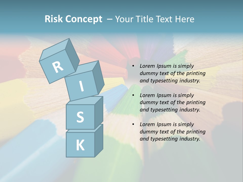 Education Colorful Tools PowerPoint Template