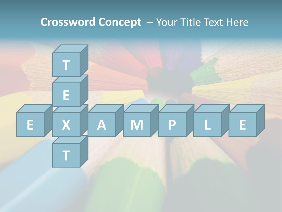 Education Colorful Tools PowerPoint Template