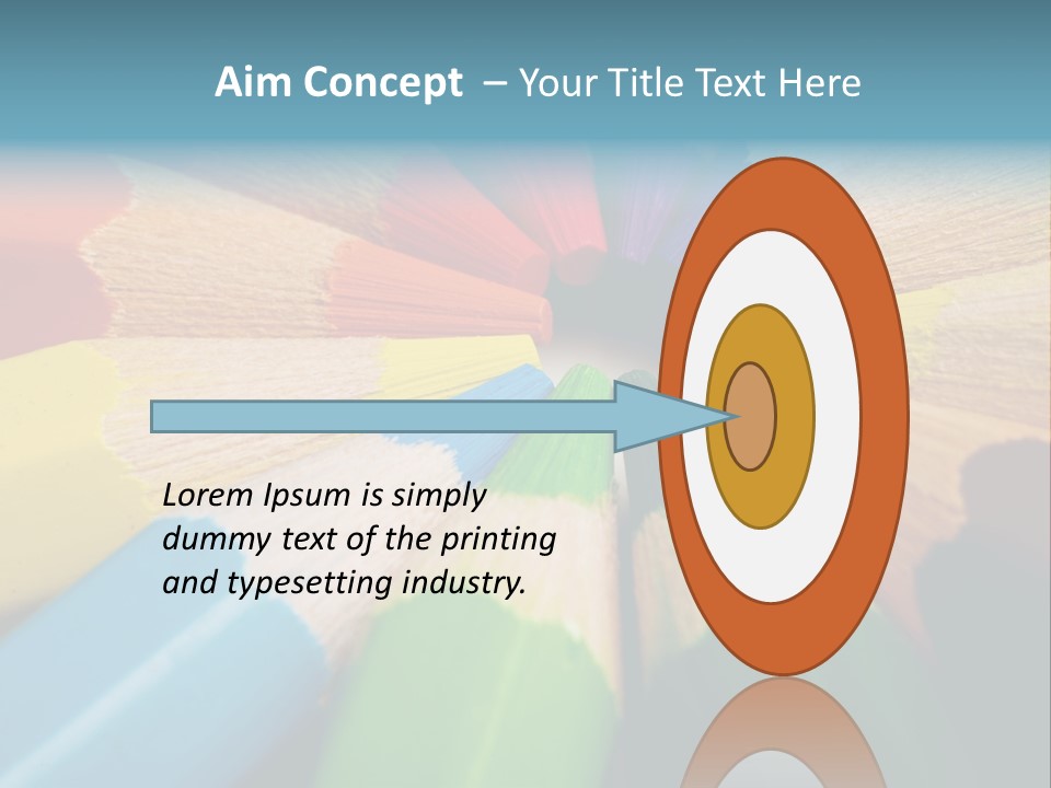 Education Colorful Tools PowerPoint Template