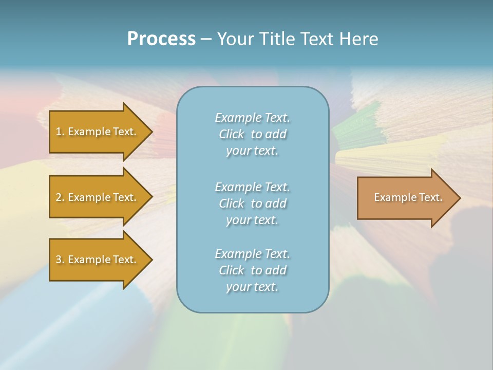 Education Colorful Tools PowerPoint Template