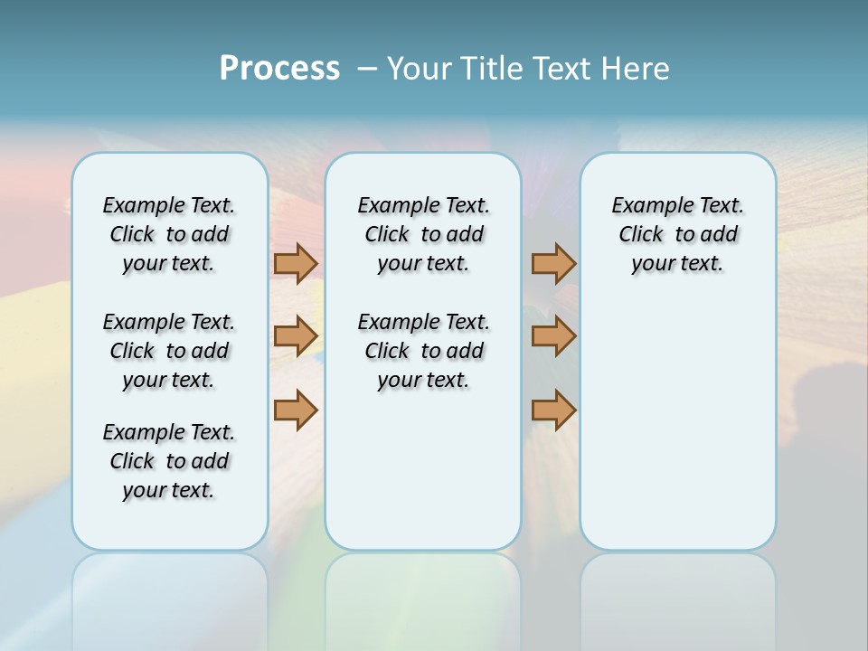 Education Colorful Tools PowerPoint Template