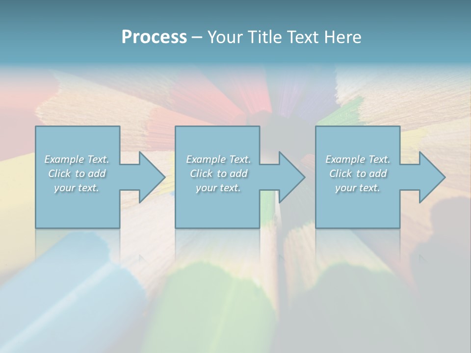Education Colorful Tools PowerPoint Template