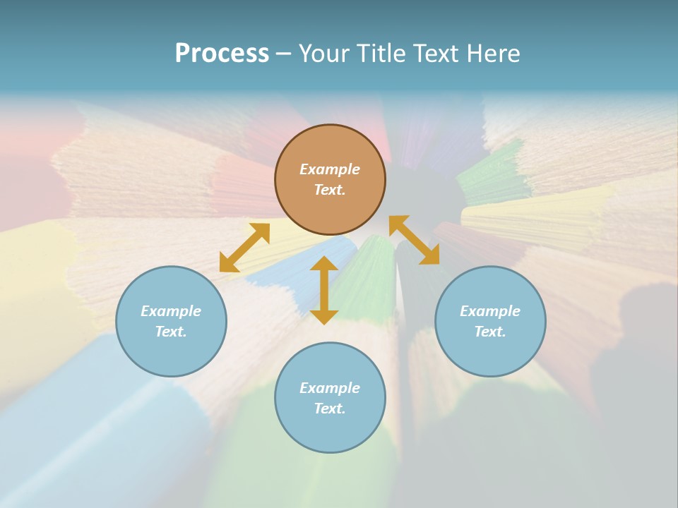 Education Colorful Tools PowerPoint Template