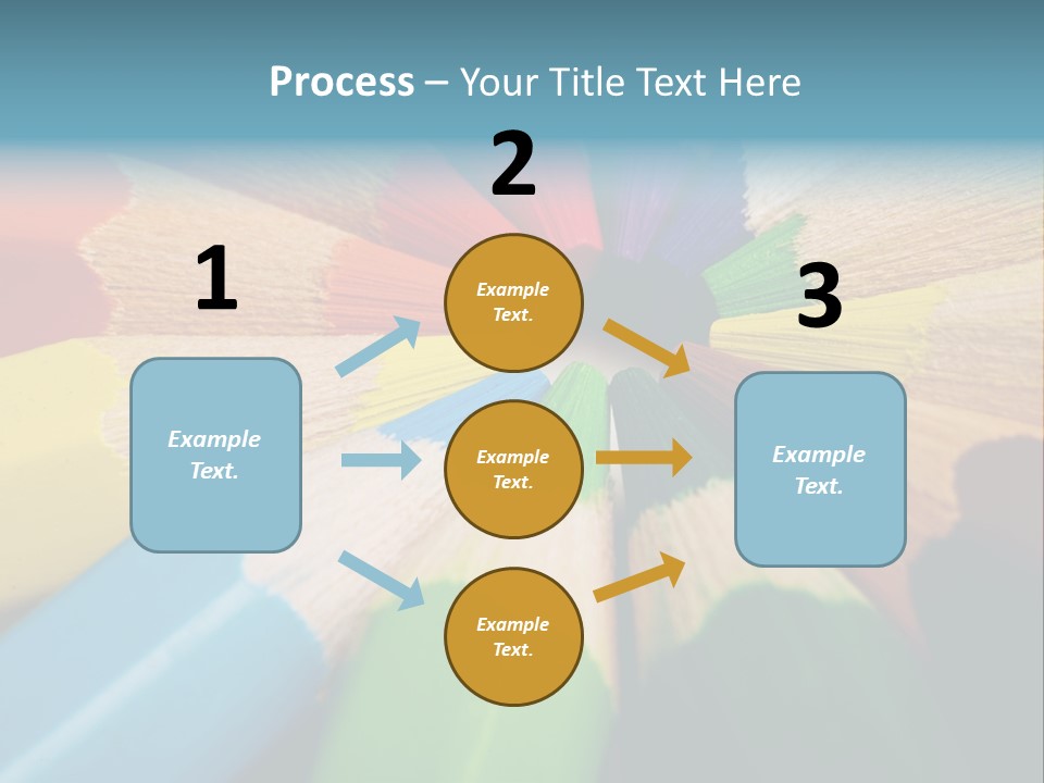 Education Colorful Tools PowerPoint Template