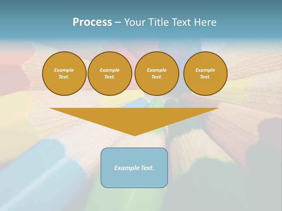 Education Colorful Tools PowerPoint Template