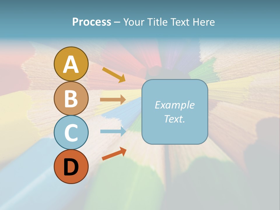 Education Colorful Tools PowerPoint Template