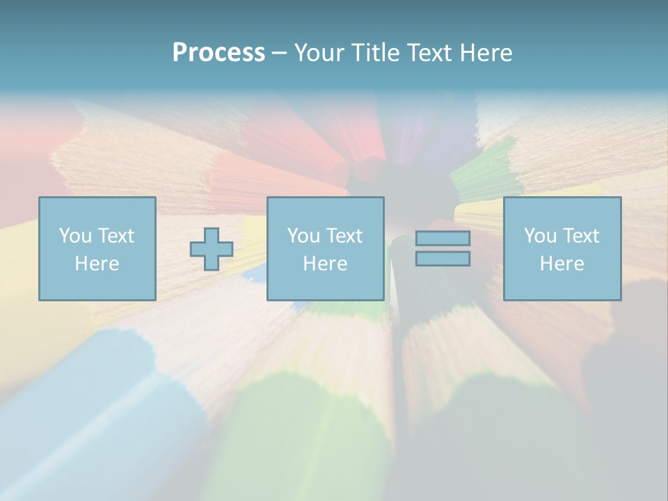 Education Colorful Tools PowerPoint Template