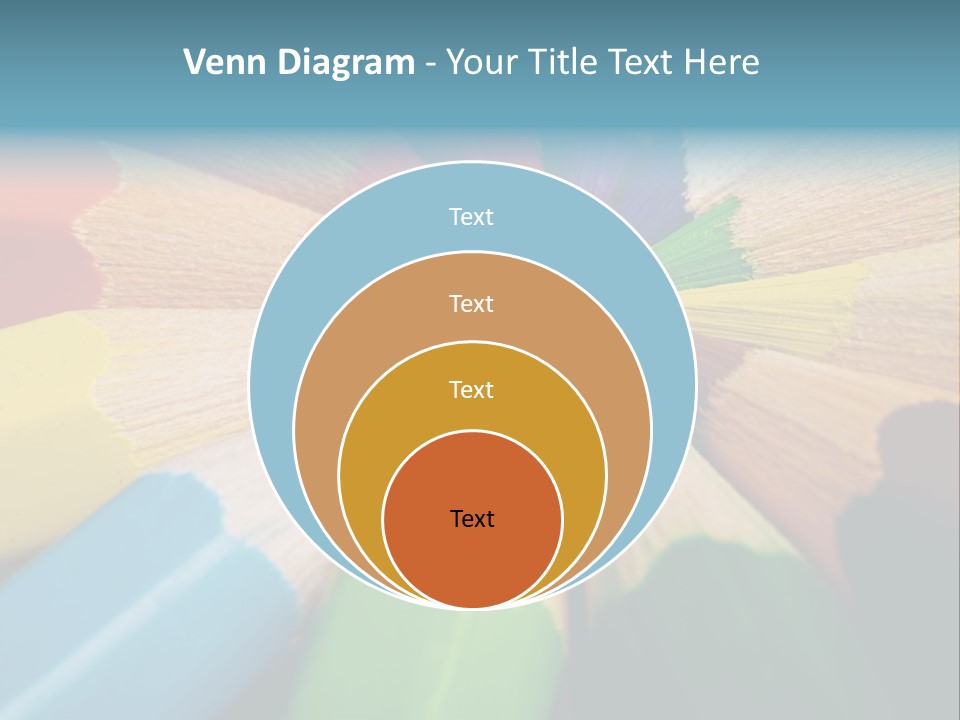 Education Colorful Tools PowerPoint Template