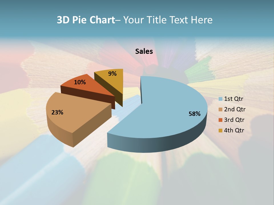 Education Colorful Tools PowerPoint Template