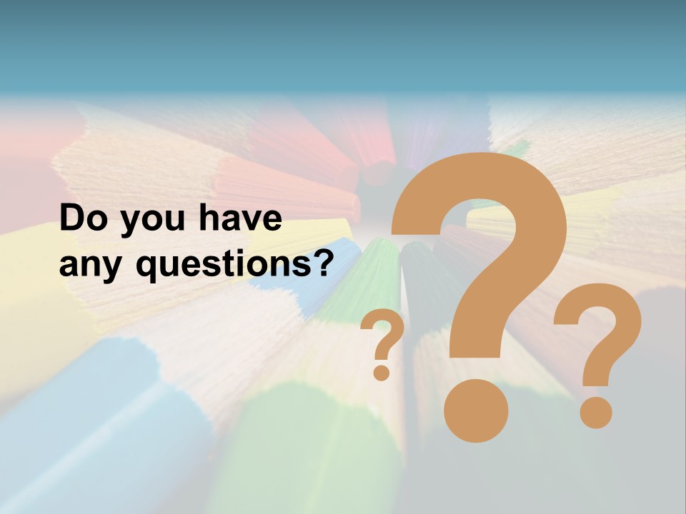 Education Colorful Tools PowerPoint Template