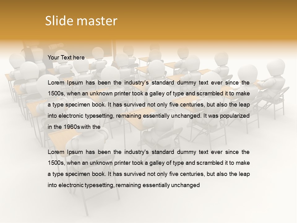 Teacher Student Render PowerPoint Template