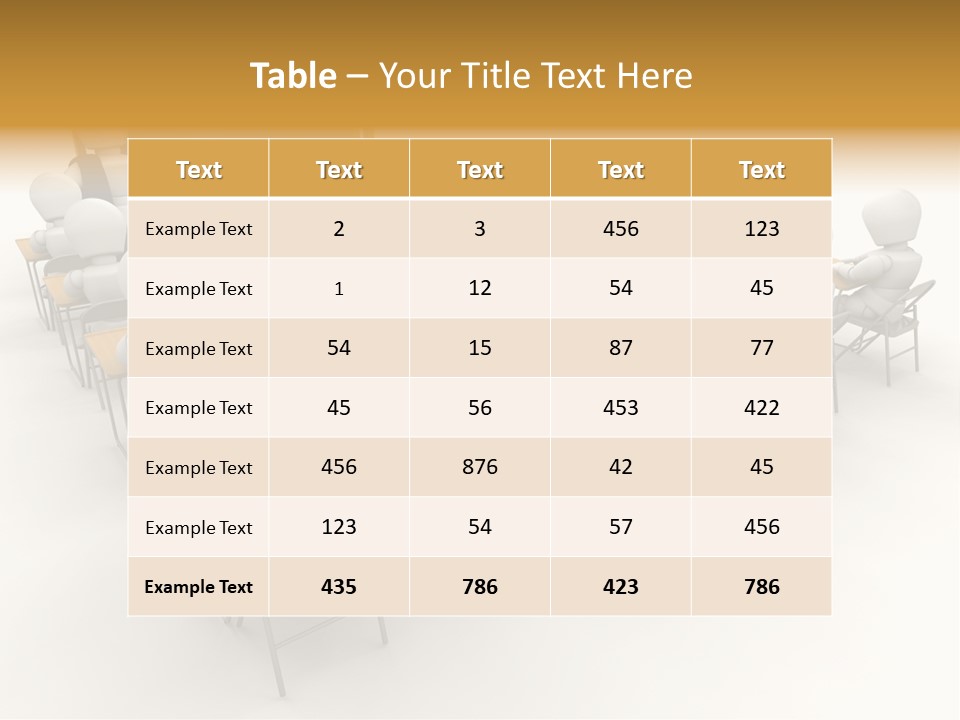 Teacher Student Render PowerPoint Template