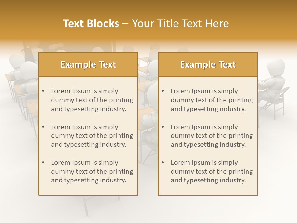 Teacher Student Render PowerPoint Template