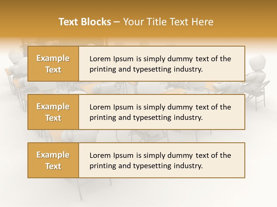 Teacher Student Render PowerPoint Template