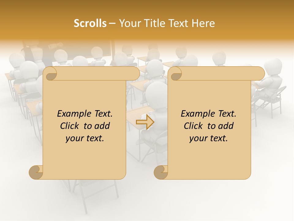 Teacher Student Render PowerPoint Template