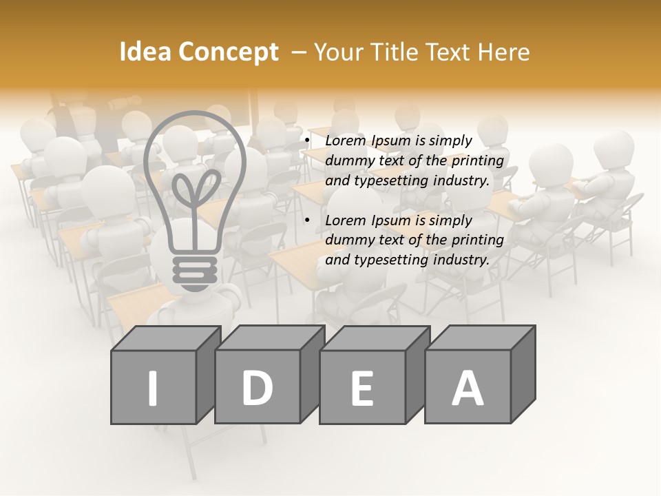 Teacher Student Render PowerPoint Template