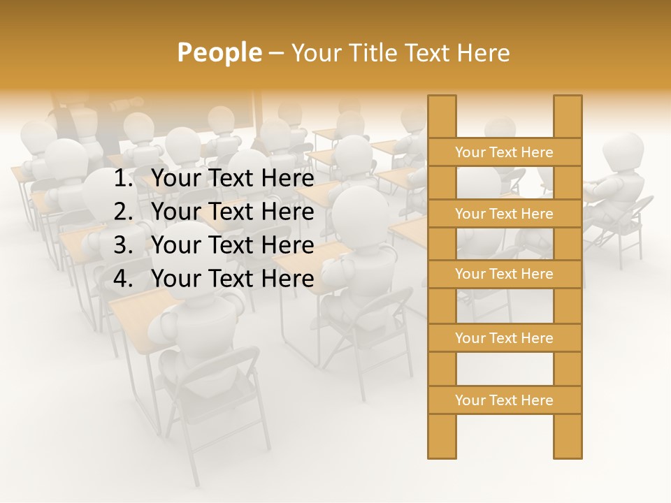 Teacher Student Render PowerPoint Template
