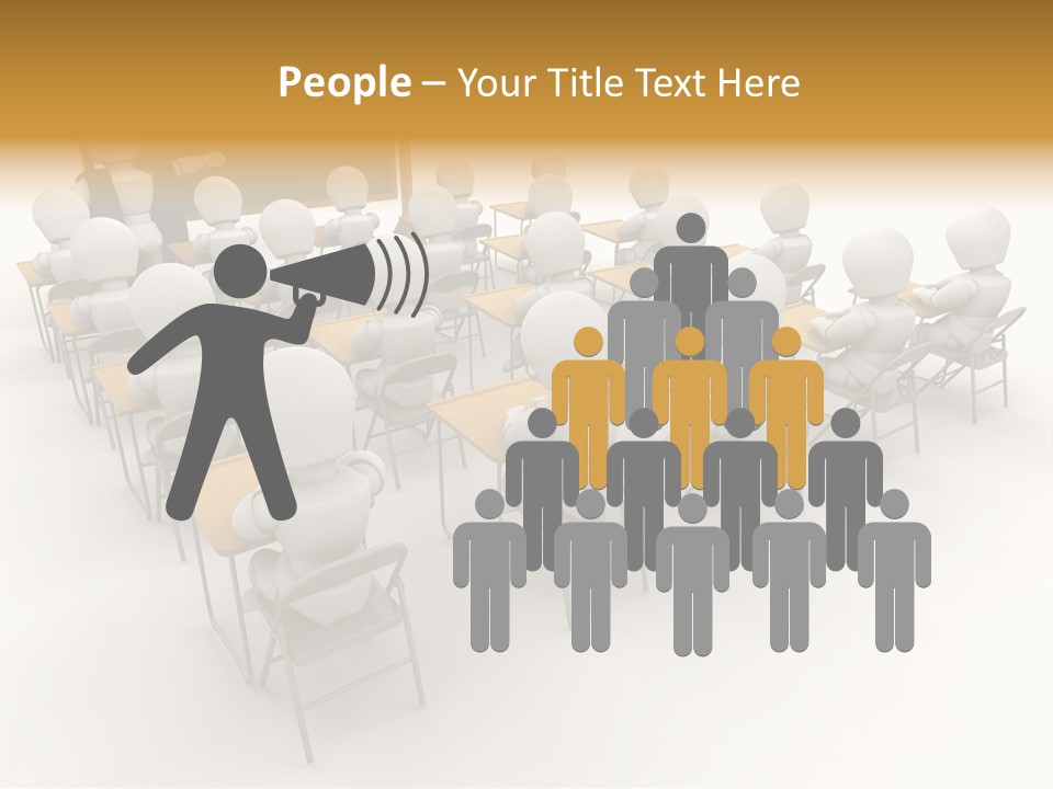 Teacher Student Render PowerPoint Template