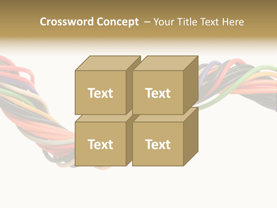 Electric Telecommunications White PowerPoint Template