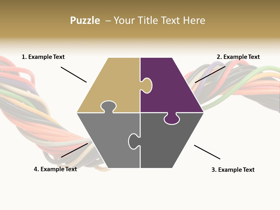 Electric Telecommunications White PowerPoint Template