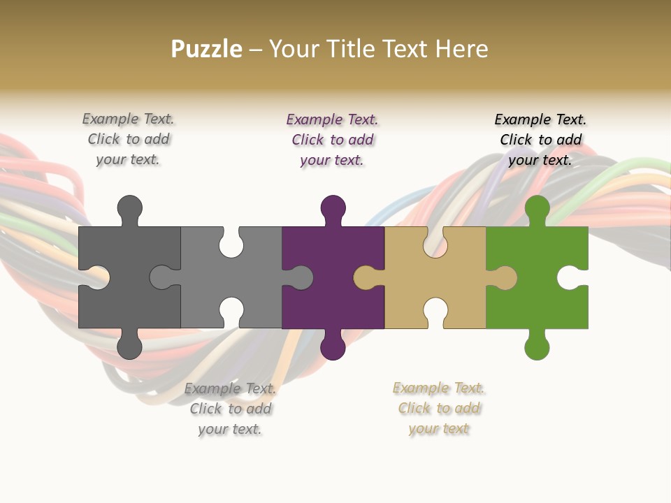 Electric Telecommunications White PowerPoint Template