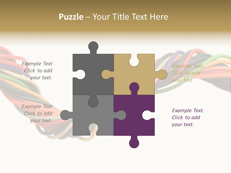 Electric Telecommunications White PowerPoint Template