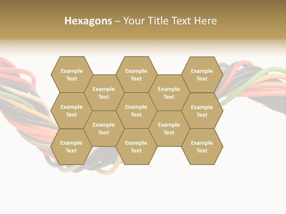Electric Telecommunications White PowerPoint Template