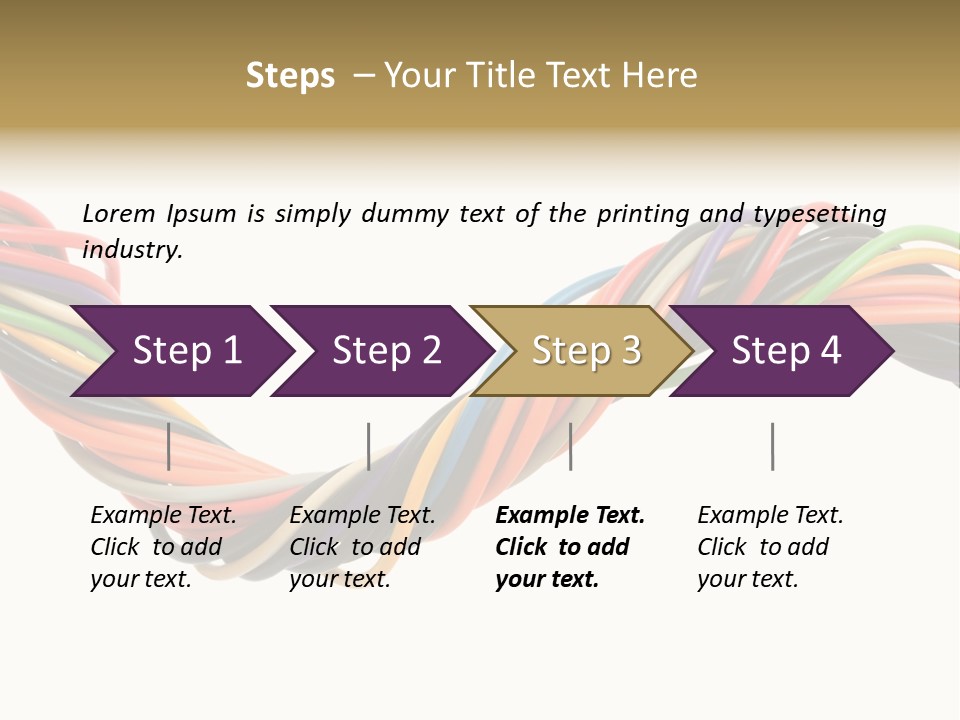 Electric Telecommunications White PowerPoint Template