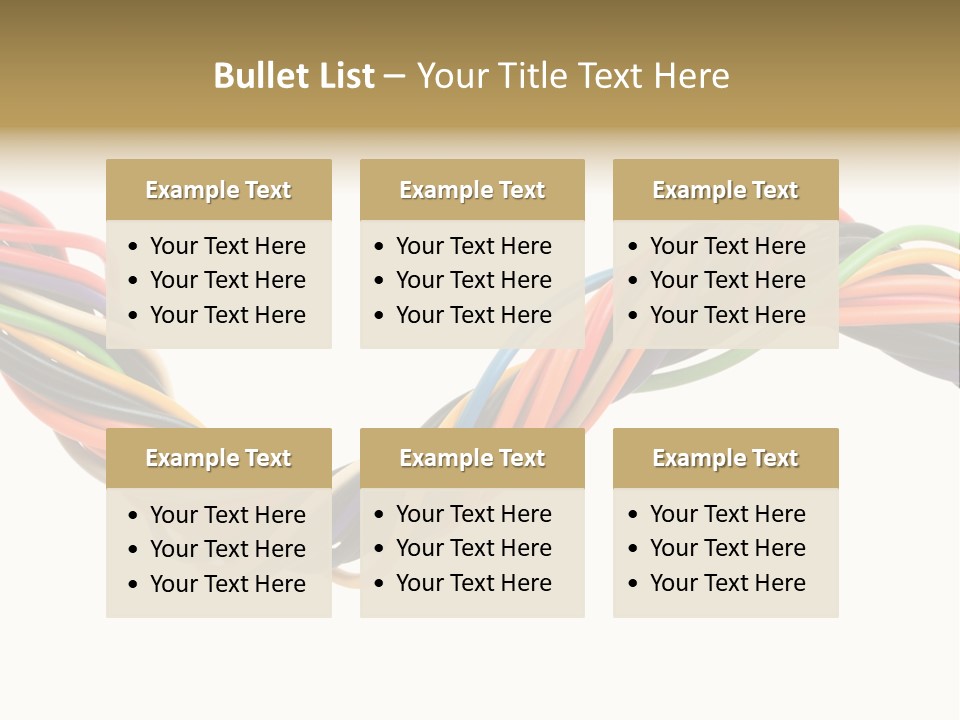 Electric Telecommunications White PowerPoint Template