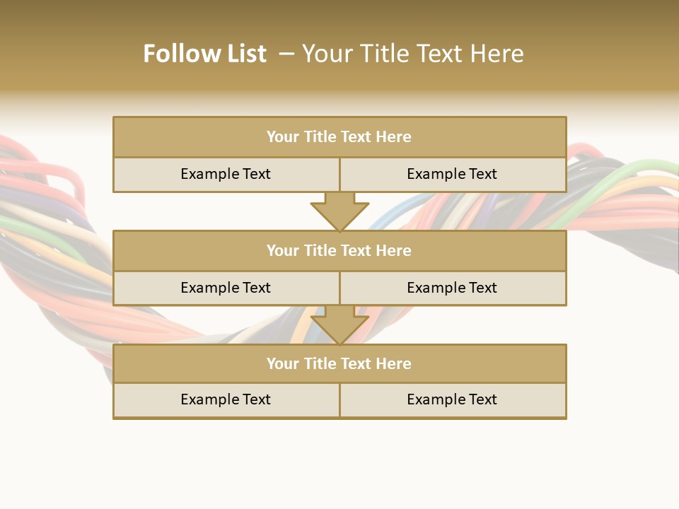 Electric Telecommunications White PowerPoint Template