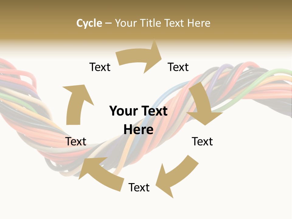 Electric Telecommunications White PowerPoint Template