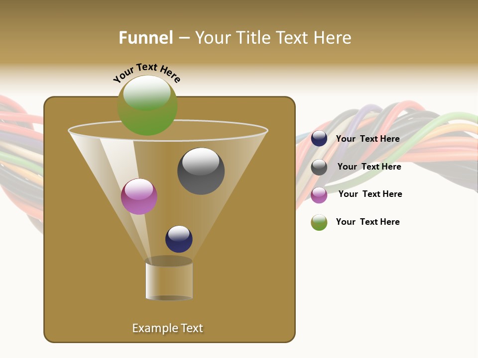 Electric Telecommunications White PowerPoint Template