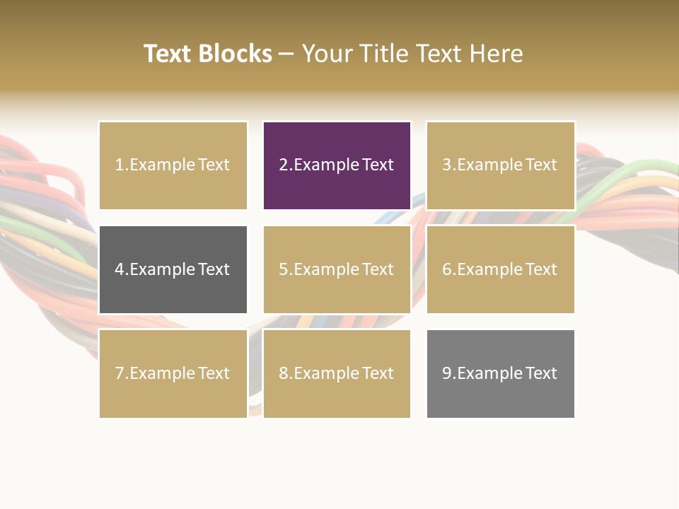 Electric Telecommunications White PowerPoint Template