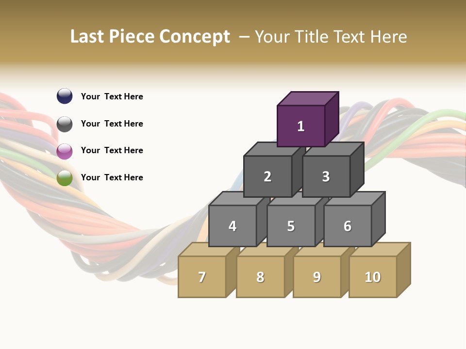 Electric Telecommunications White PowerPoint Template