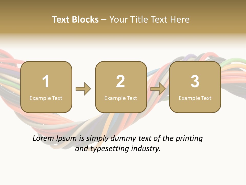 Electric Telecommunications White PowerPoint Template