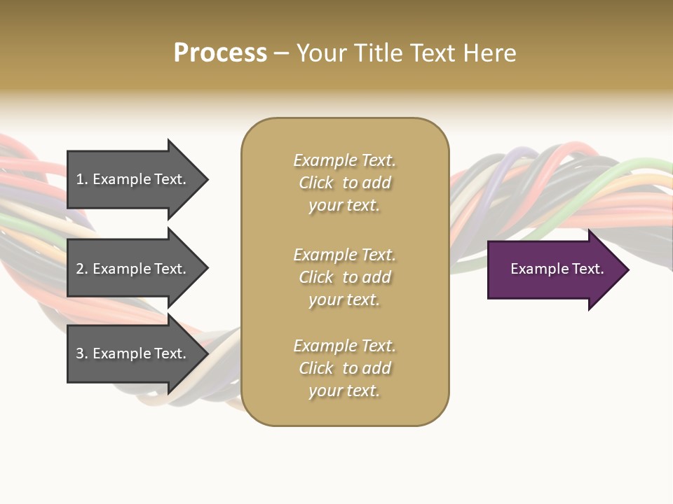 Electric Telecommunications White PowerPoint Template