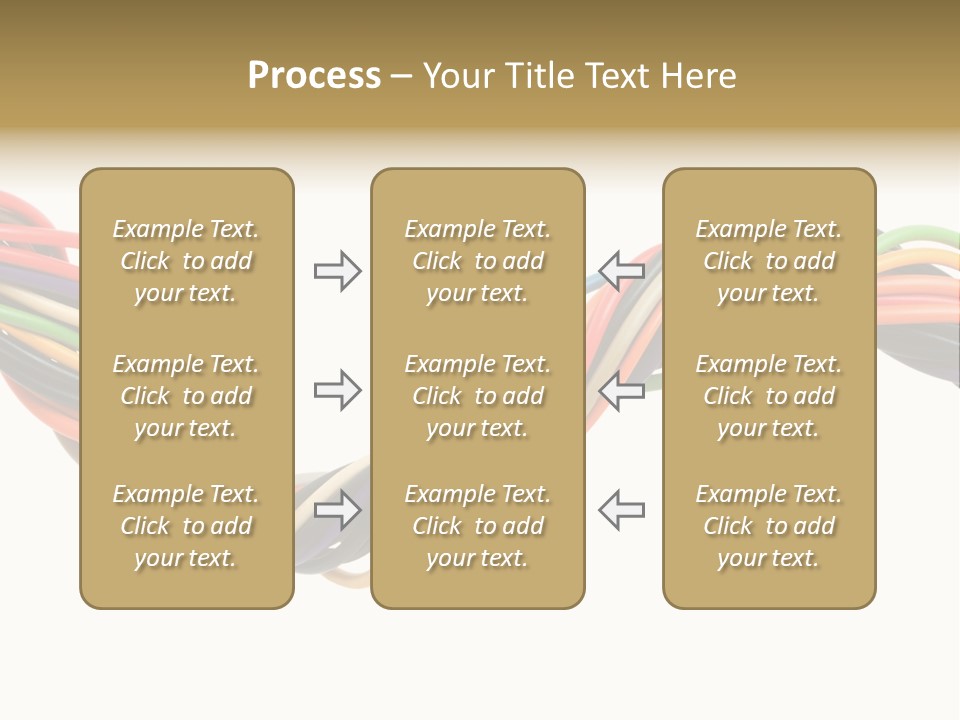 Electric Telecommunications White PowerPoint Template