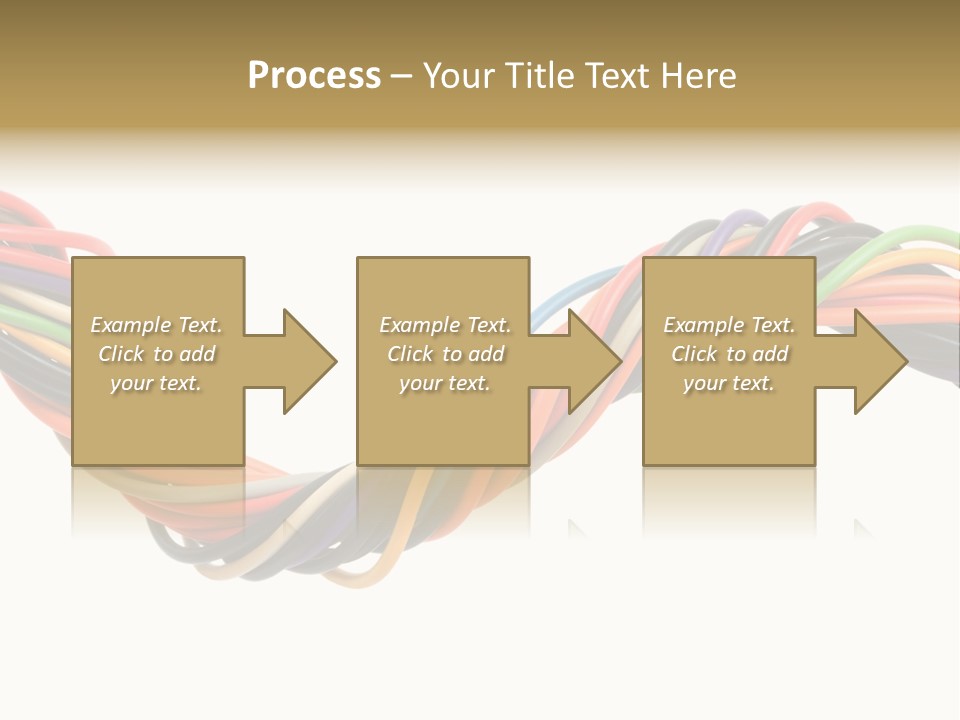 Electric Telecommunications White PowerPoint Template