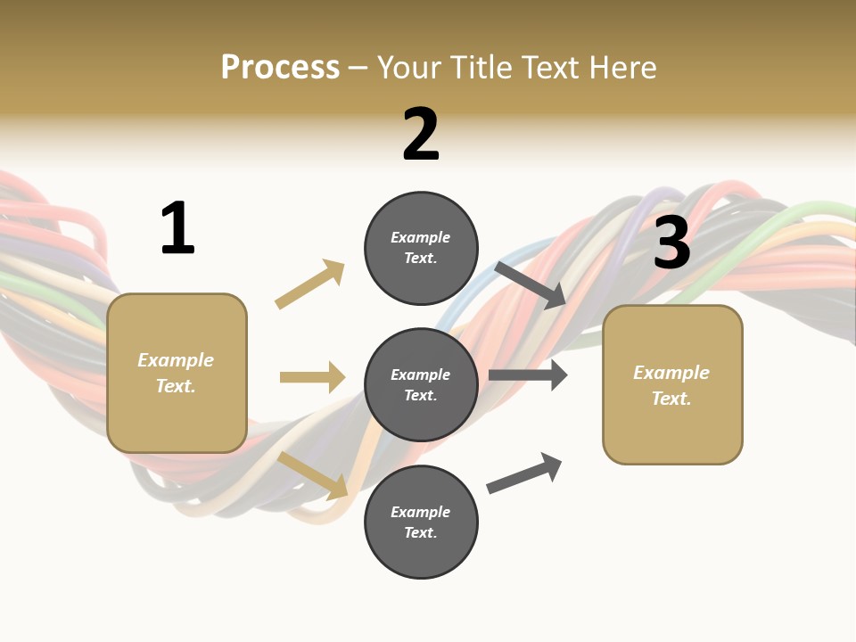 Electric Telecommunications White PowerPoint Template