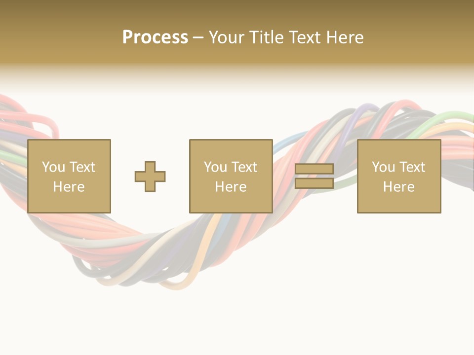 Electric Telecommunications White PowerPoint Template