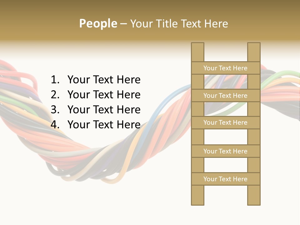 Electric Telecommunications White PowerPoint Template