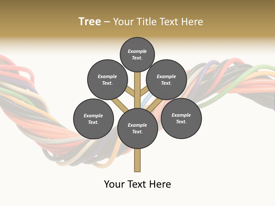 Electric Telecommunications White PowerPoint Template