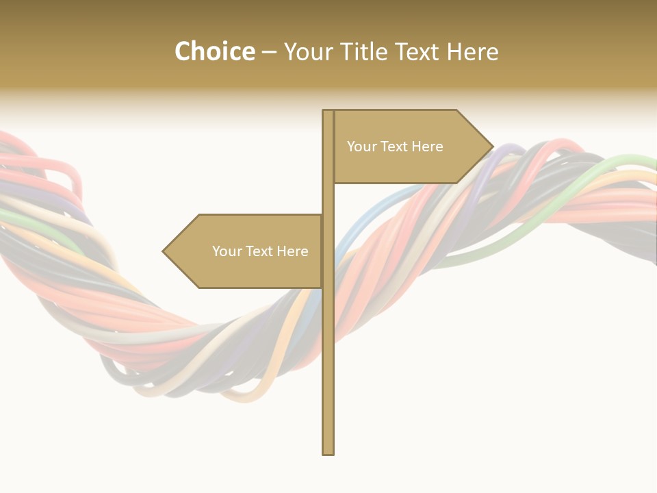 Electric Telecommunications White PowerPoint Template